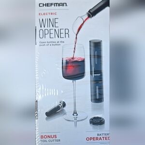 Chefman Electric Wine Opener - Black